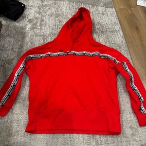 Adidas Men's Red Hoodie Sweater